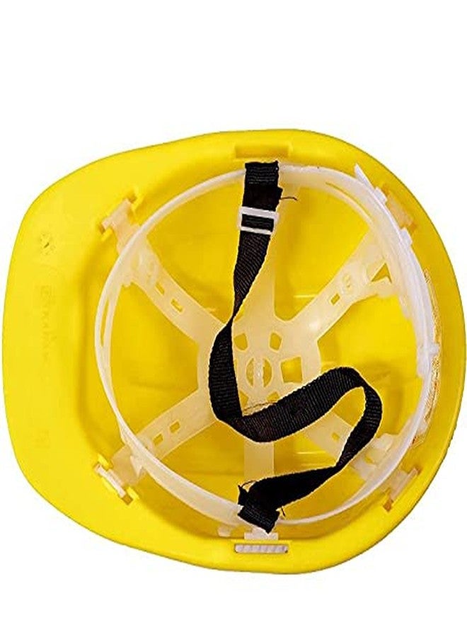 كاكو فانسي دريسيس خوذة أمان للأطفال من كاكو للأزياء التنكرية | قبعات بناء بلاستيكية صفراء ناعمة، إكسسوار مثالي للأطفال، ألعاب بناء، هدايا حفلات ذات طابع بناء - عبوة من قطعتين - Image 3